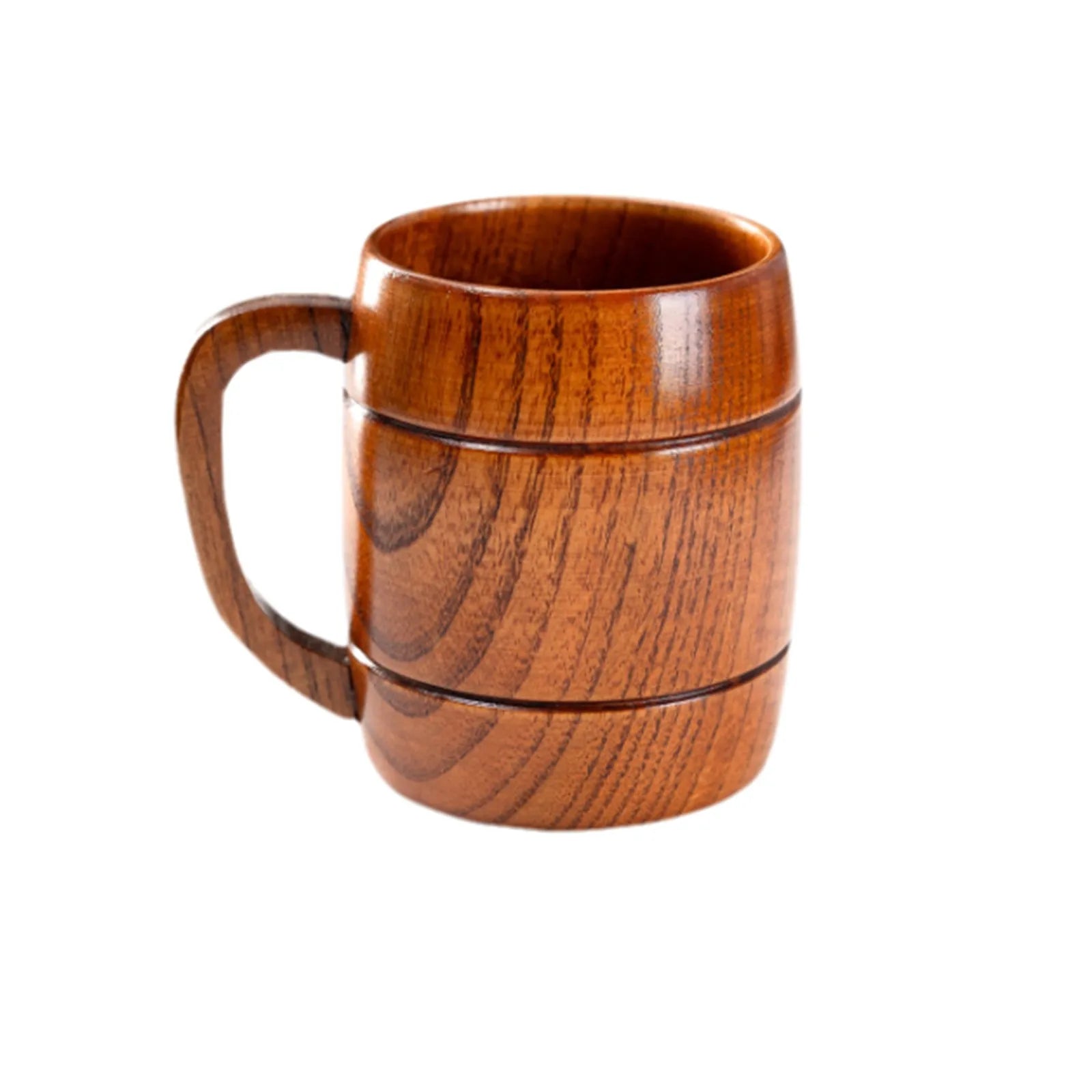 Handmade Wooden Coffee Cup with Handle