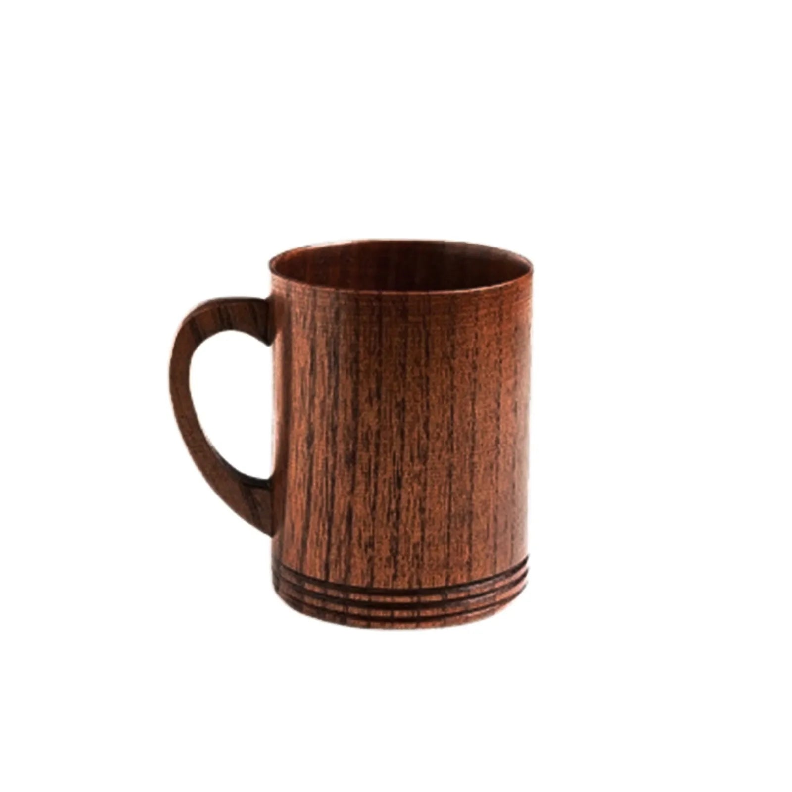 Handmade Wooden Coffee Cup with Handle