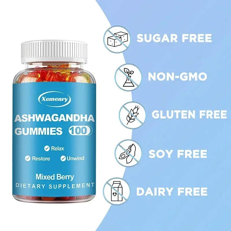 Ashwagandha Stress Relief & Energy Gummies