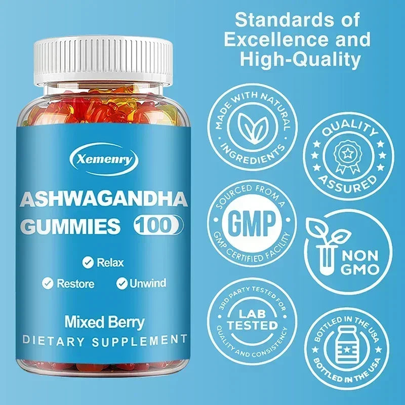 Ashwagandha Stress Relief & Energy Gummies
