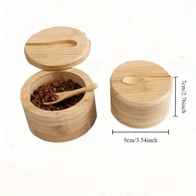 Magnetic Wooden Seasoning Box Set
