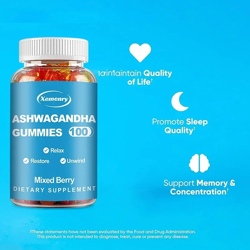 Ashwagandha Stress Relief & Energy Gummies