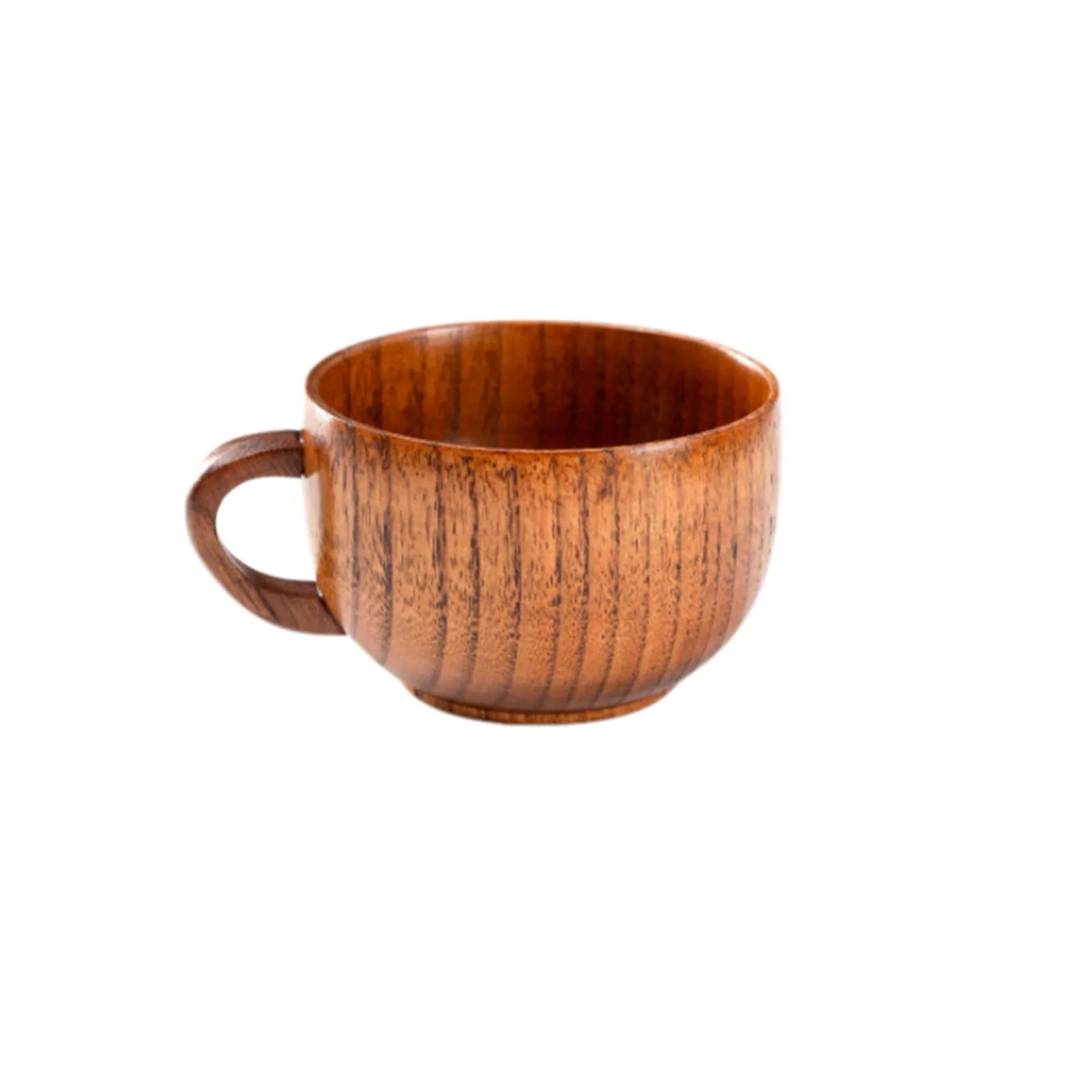 Handmade Wooden Coffee Cup with Handle