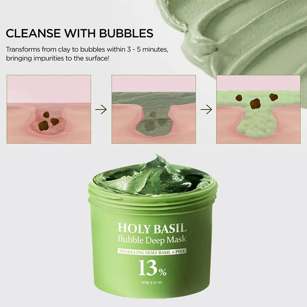 Holy Basil Bubble Deep Mask