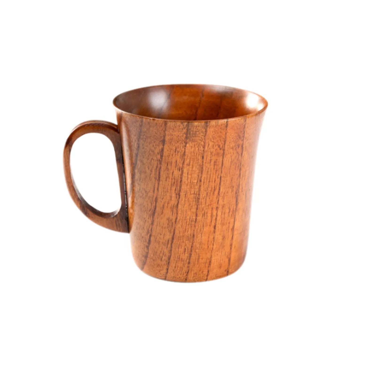 Handmade Wooden Coffee Cup with Handle