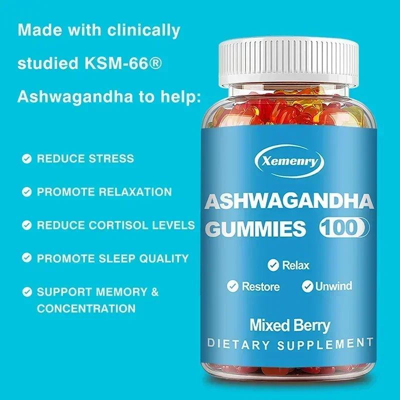 Ashwagandha Stress Relief & Energy Gummies