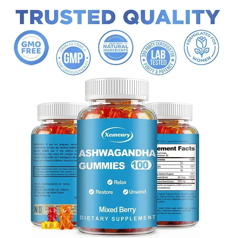 Ashwagandha Stress Relief & Energy Gummies